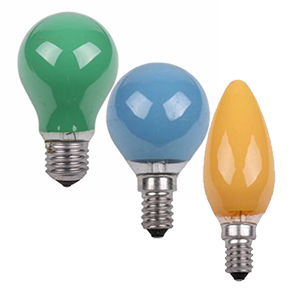 Farbige Lampen